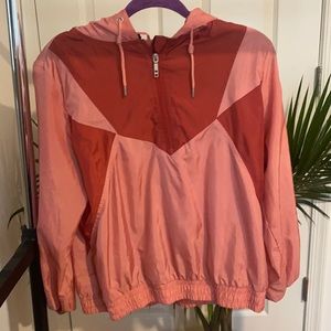 COTTON ON, Orange/ Pink, Medium, Windbreaker Hoodie